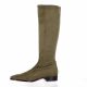 Pao Bottes stretch velours taupe