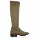Pao Bottes stretch velours taupe