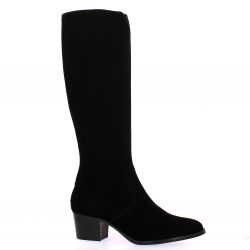 Pao Bottes cuir velours noir