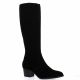 Pao Bottes cuir velours noir