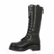 Stm Bottes cuir noir