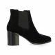 Pao Boots cuir velours noir