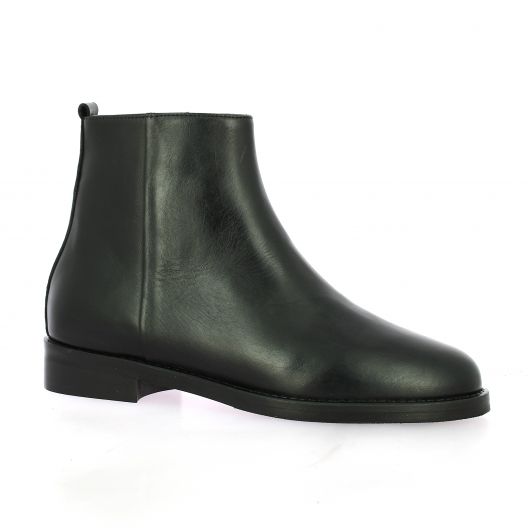 Giancarlo Boots cuir noir