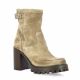 Spaziozero Boots cuir velours taupe