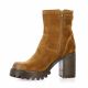 Spaziozero Boots cuir velours cognac