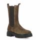 Firenze Boots cuir velours marron