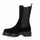 Impact Boots cuir velours noir