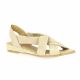 Exit Nu pieds cuir velours beige