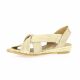 Exit Nu pieds cuir velours beige