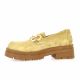 Pao Mocassins cuir velours camel