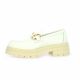 Pao Mocassins cuir blanc