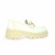 Pao Mocassins cuir blanc