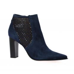 Vidi studio Boots cuir velours marine