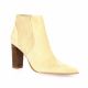 Vidi studio Boots cuir velours beige