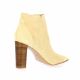 Vidi studio Boots cuir velours beige