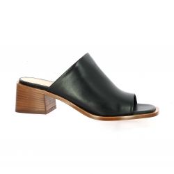 Fremilu Mules cuir noir