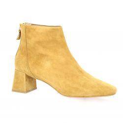 Fremilu Boots cuir velours cognac