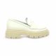 Pao Mocassins cuir blanc