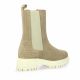 Impact Boots cuir velours taupe