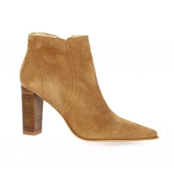 Vidi studio Boots cuir velours camel