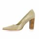 Vidi studio Escarpins cuir serpent beige