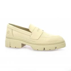 Tamaris Mocassins cuir nubuck beige