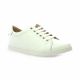 So send Derby cuir blanc/croco