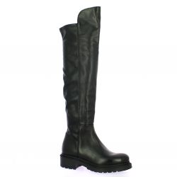 Metisse Genouilleres cuir noir