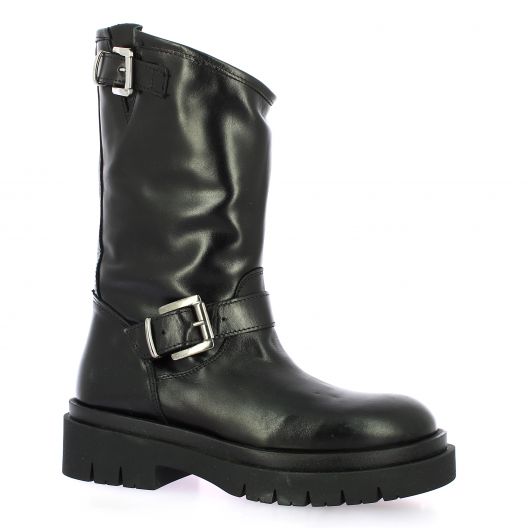 Stm Boots cuir noir