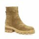 Pao Boots cuir velours camel