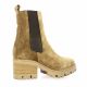 Pao Boots cuir velours camel