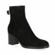 Spaziozero Boots cuir velours noir