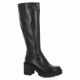 Spaziozero Bottes cuir noir