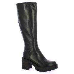 Spaziozero Bottes cuir noir