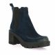 Spaziozero Boots cuir velours marine