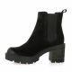 Spaziozero Boots cuir velours noir