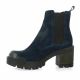 Spaziozero Boots cuir velours marine