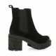 Spaziozero Boots cuir velours noir