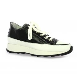 Rosemetal Baskets cuir vernis noir