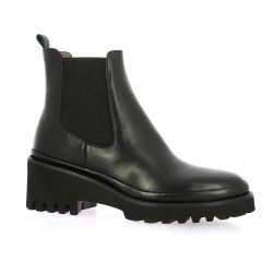 Xsa Boots cuir noir