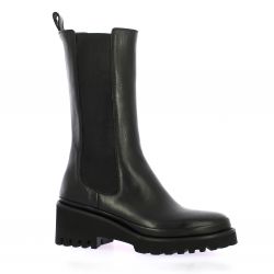 Xsa Boots cuir noir