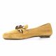 Reqins Mocassins cuir velours cognac