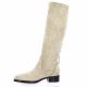 Exit Boots cuir velours taupe