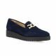 Vidi studio Mocassins cuir velours marine