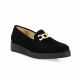 Vidi studio Mocassins cuir velours noir