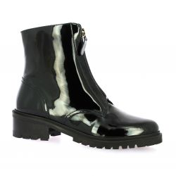 Vidi studio Boots cuir vernis noir