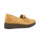 Vidi studio Mocassins cuir velours cognac