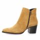 Vidi studio Boots cuir velours cognac