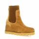 Unisa Boots cuir velours camel