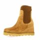 Unisa Boots cuir velours camel